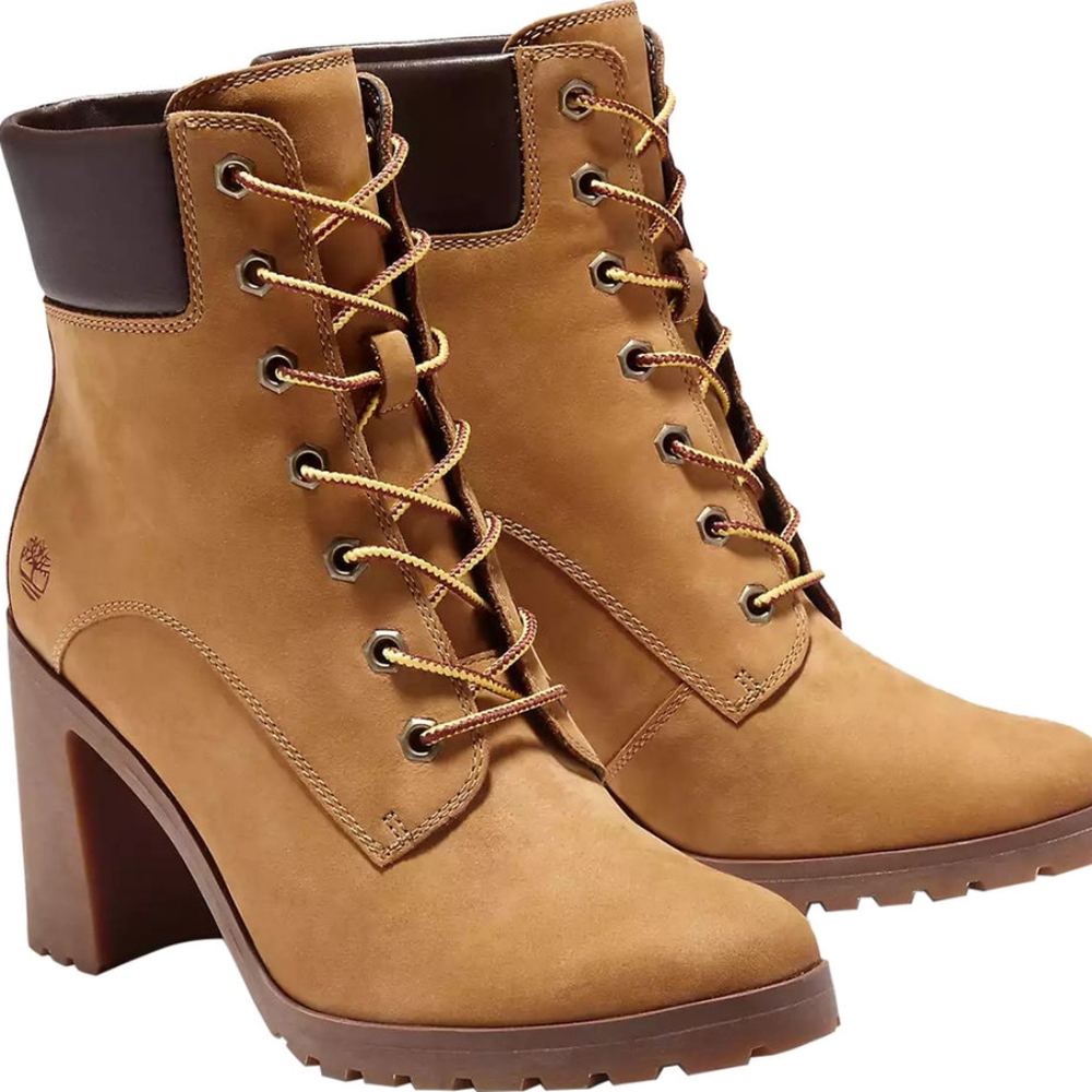 Timberland Lace-Up Heel Boots